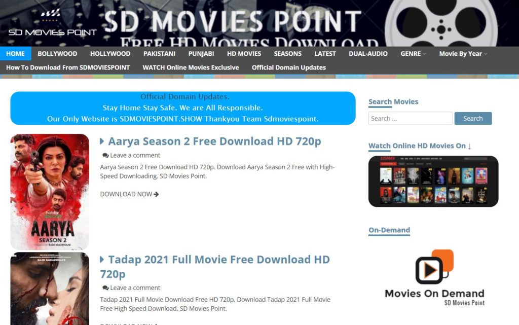 SD Movies Point Download Free HD Movies 2022 One Sparkles